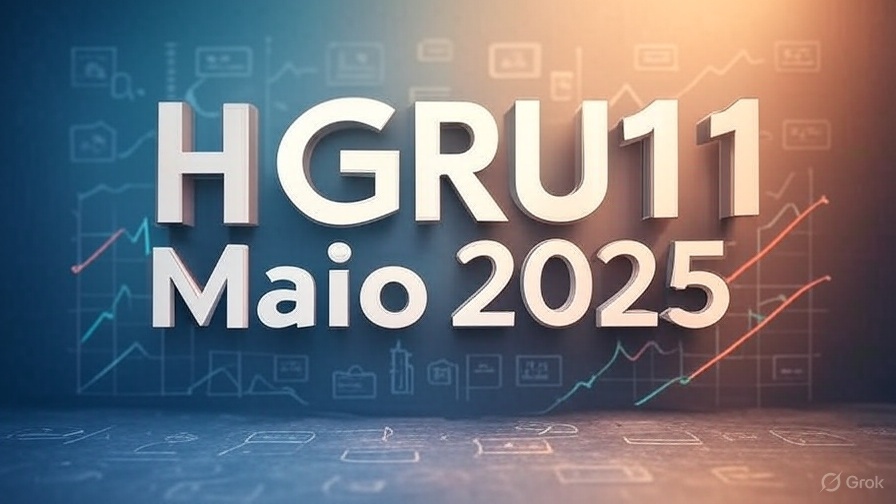 O que aconteceu com o HGRU11 em Maio 2025